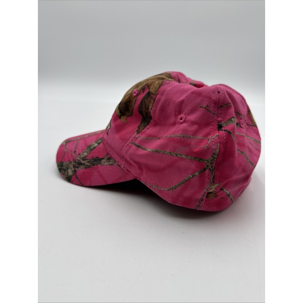 Mossy Oak Pink Camo Baseball Hat Cap Adjustable Embroidered Camouflage Y2K - Picture 2 of 7